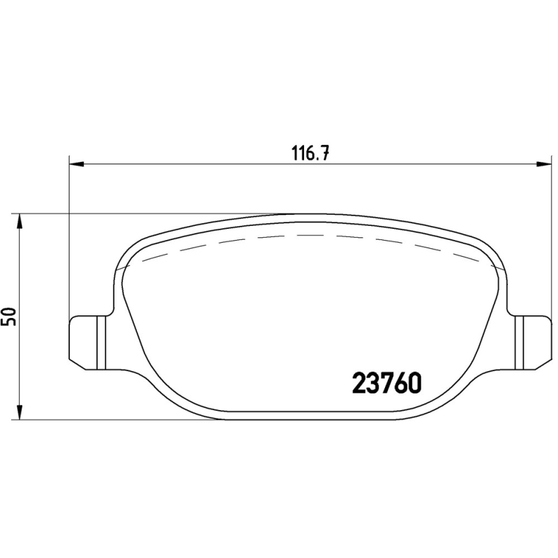 Pastiglie freno asse posteriore - BREMBO