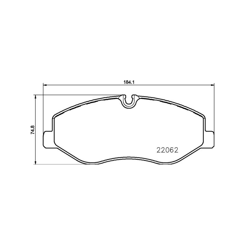 Pastiglie freno asse anteriore - BREMBO