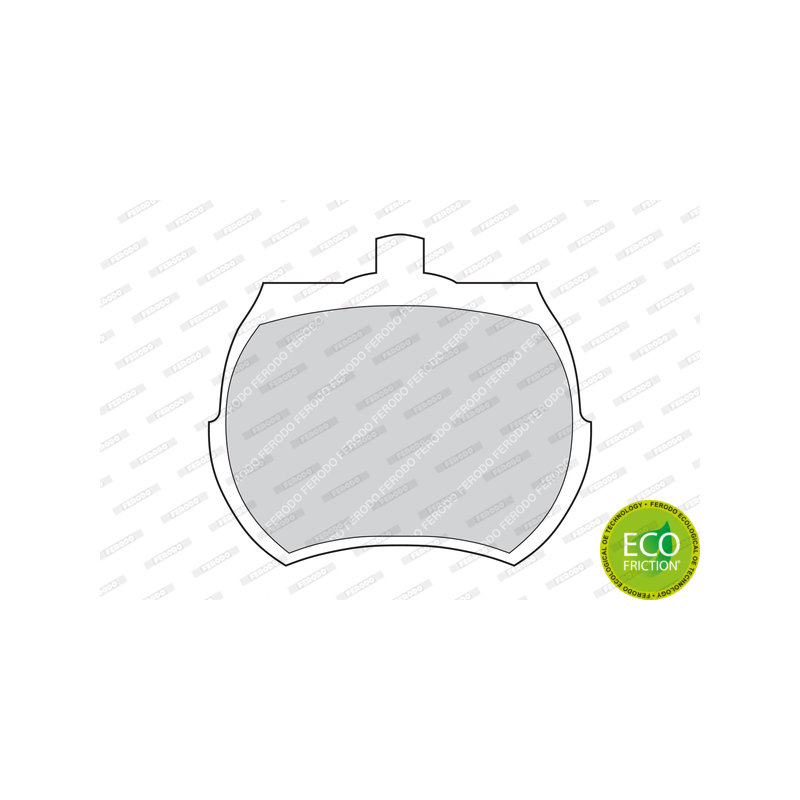 Pastiglie freno asse anteriore - FERODO