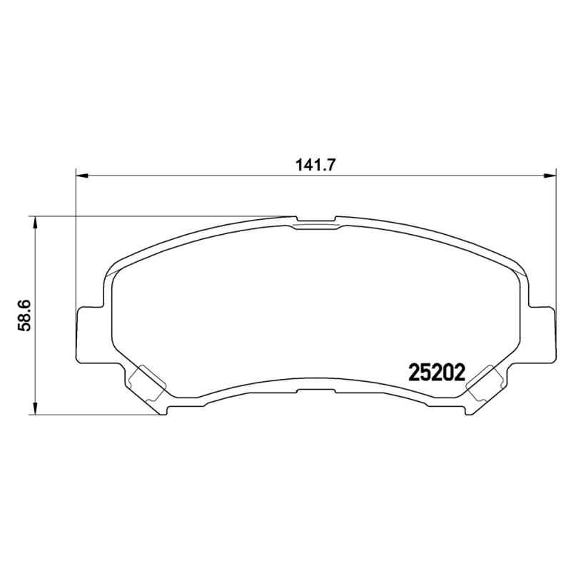 Pastiglie freno asse anteriore - BREMBO
