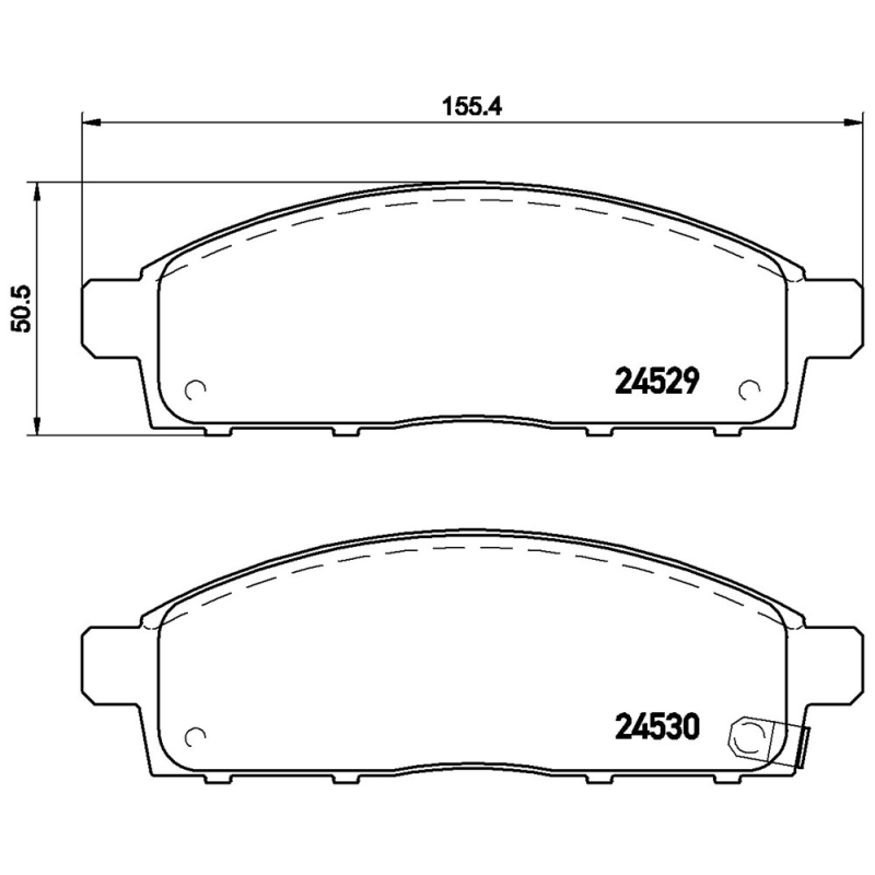 Pastiglie freno asse anteriore - BREMBO