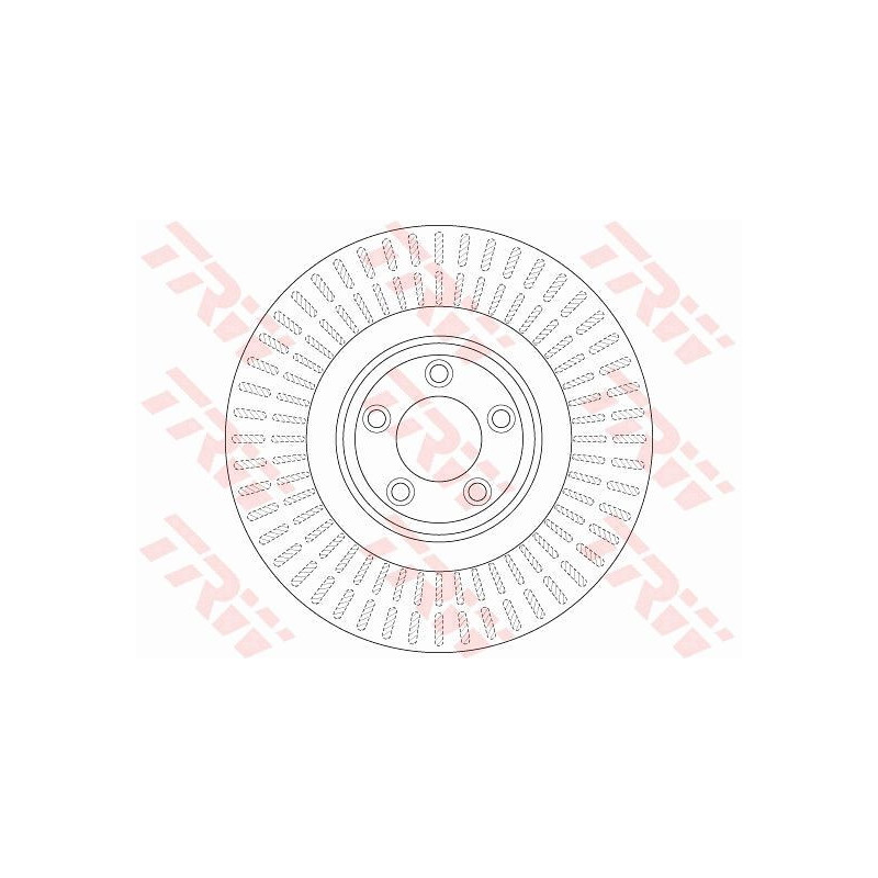 Disco freno asse anteriore - TRW