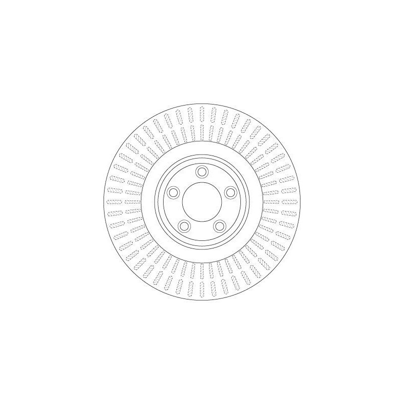 Disco freno asse anteriore - TRW