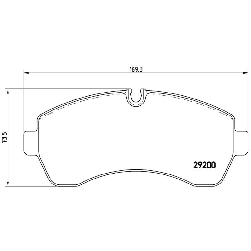 Pastiglie freno asse anteriore - BREMBO