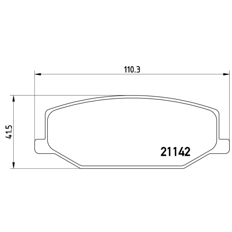 Pastiglie freno asse anteriore - BREMBO