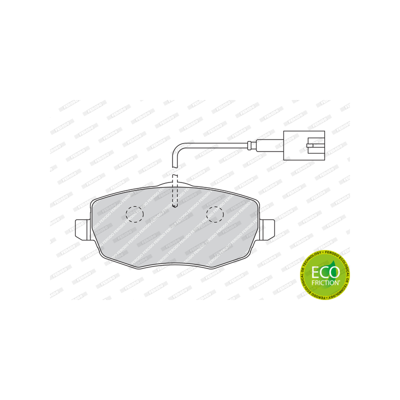 Pastiglie freno asse anteriore - FERODO