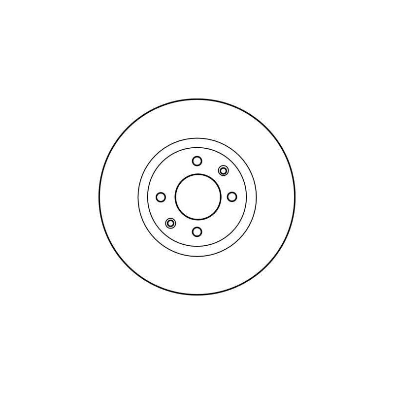 Disco freno asse anteriore - TRW