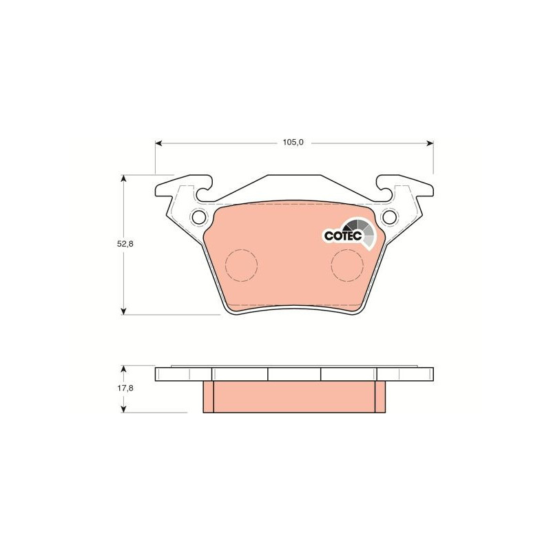 Pastiglie freno asse posteriore - TRW