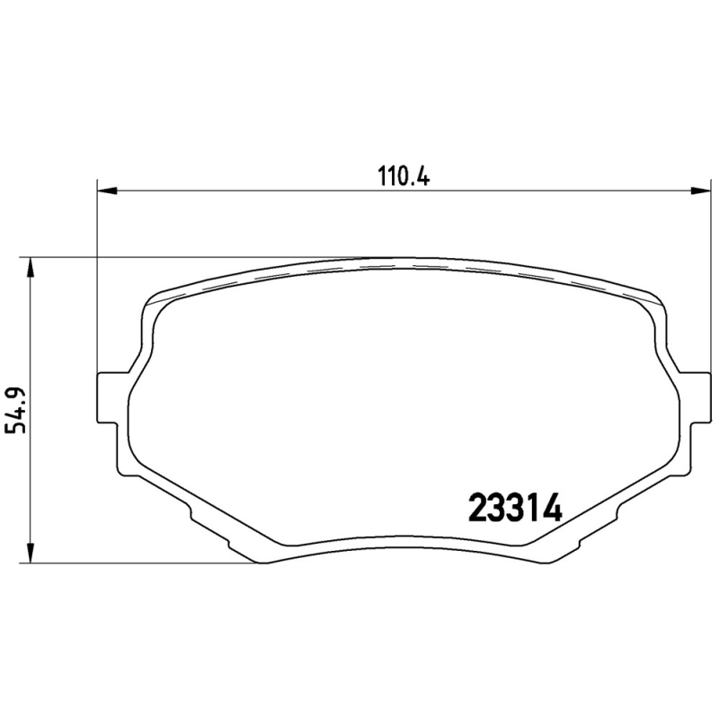 Pastiglie freno asse anteriore - BREMBO