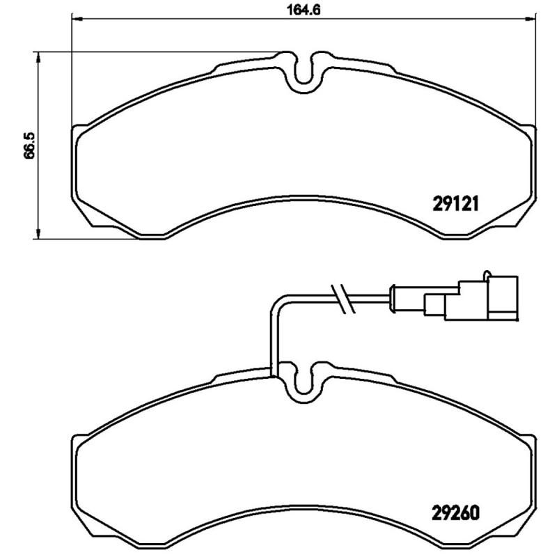 Pastiglie freno asse anteriore - BREMBO