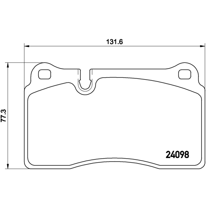 Pastiglie freno asse anteriore - BREMBO