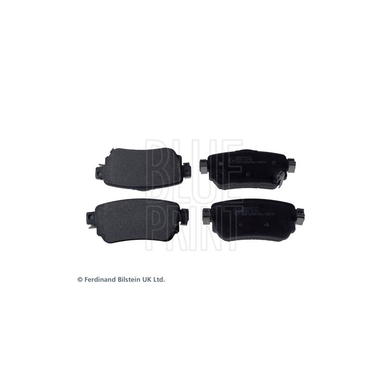 Pastiglie freno asse posteriore - BLUE PRINT
