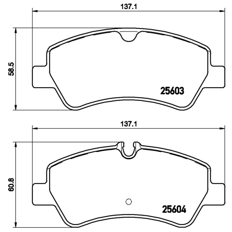 Pastiglie freno asse posteriore - BREMBO