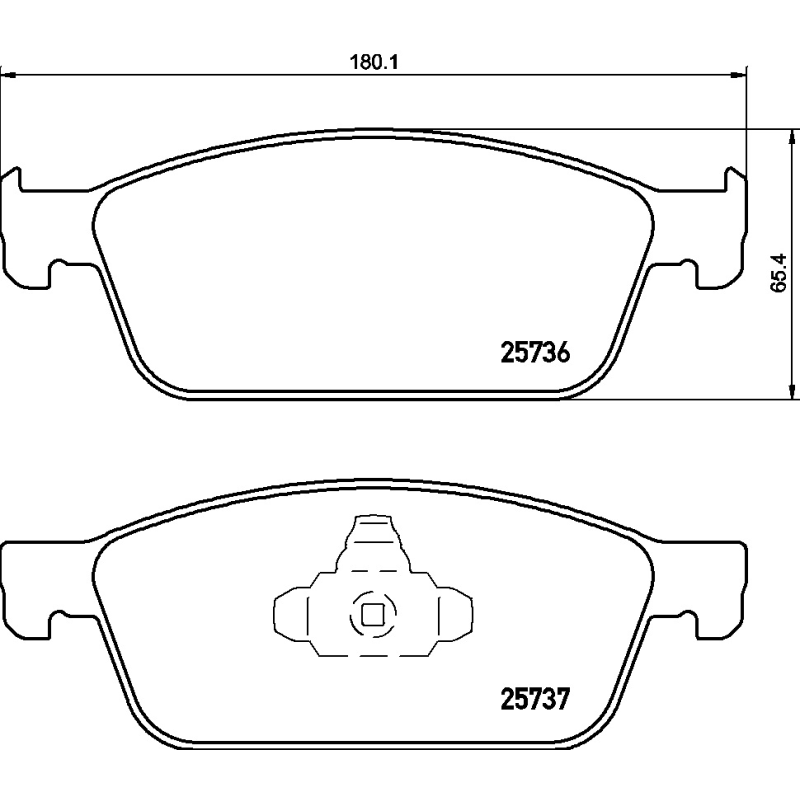 Pastiglie freno asse anteriore - BREMBO