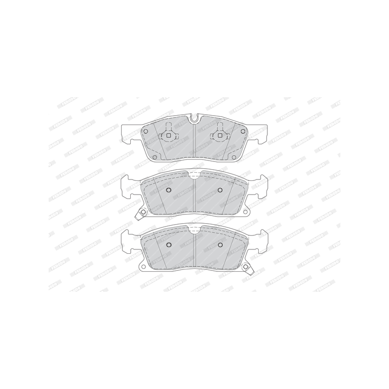 Pastiglie freno asse anteriore - FERODO