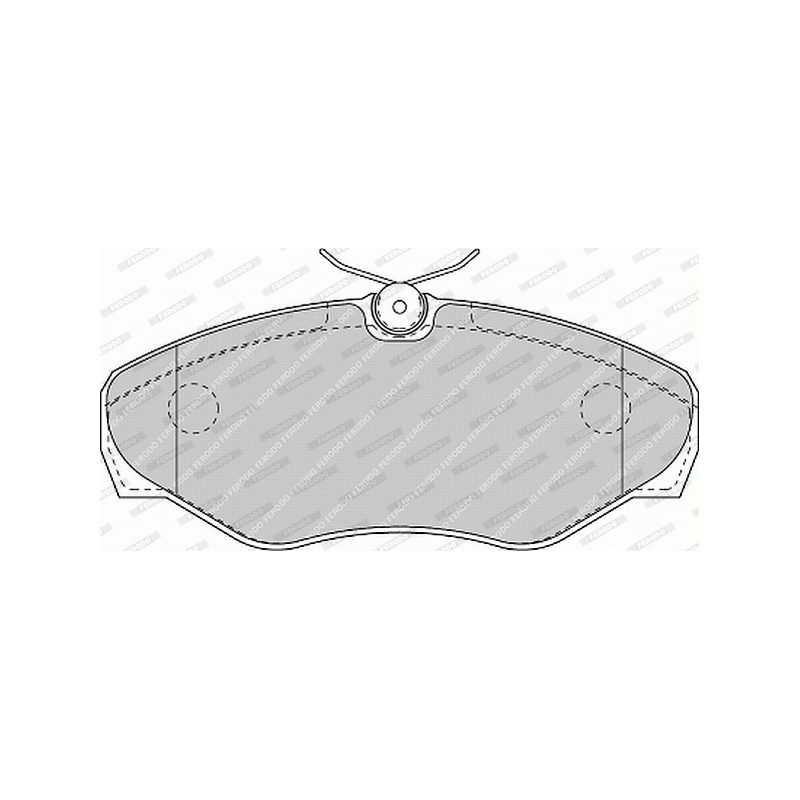 Pastiglie freno asse anteriore - FERODO