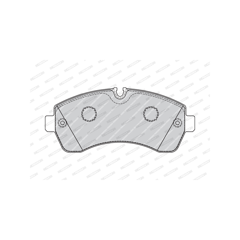 Pastiglie freno asse anteriore - FERODO