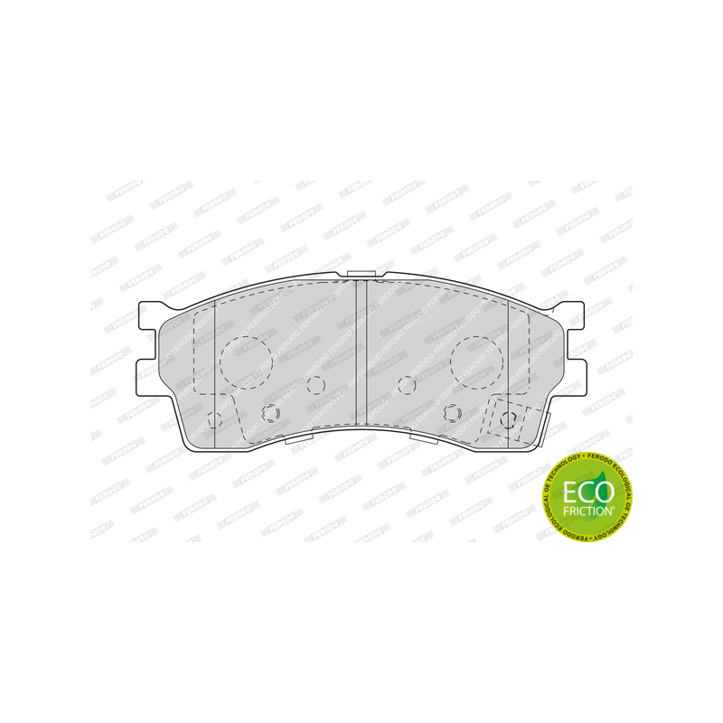 Pastiglie freno asse anteriore - FERODO