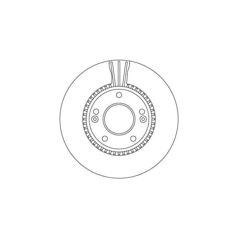 Disco freno asse anteriore - TRW