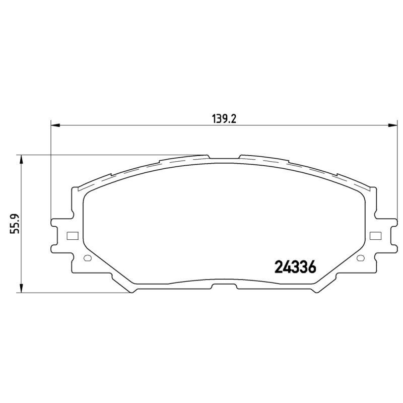 Pastiglie freno asse anteriore - BREMBO