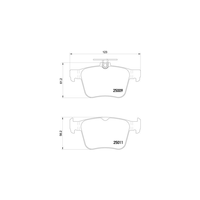 Pastiglie freno asse posteriore - BREMBO