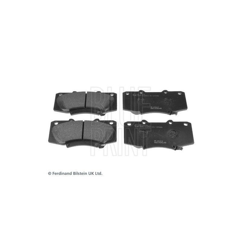 Pastiglie freno asse anteriore - BLUE PRINT