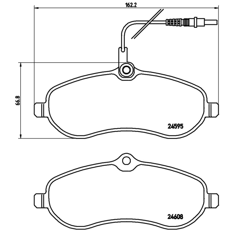 Pastiglie freno asse anteriore - BREMBO