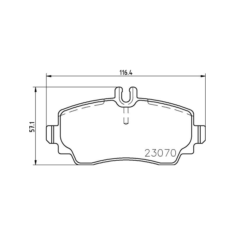 Pastiglie freno asse anteriore - BREMBO