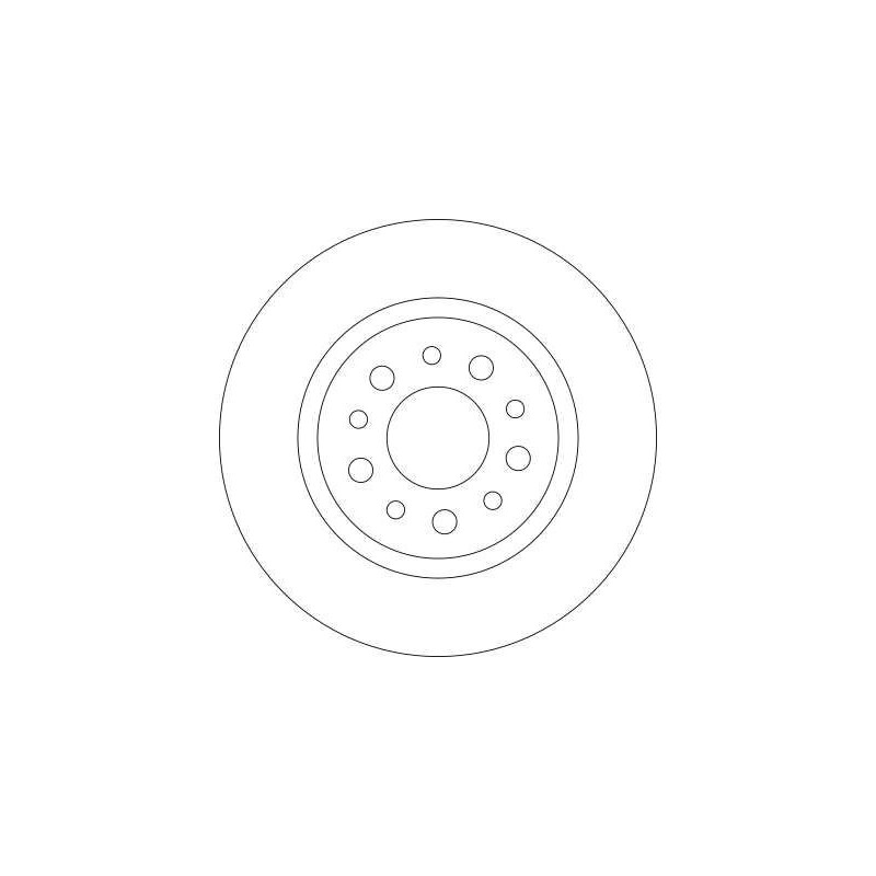 Disco freno asse posteriore - TRW