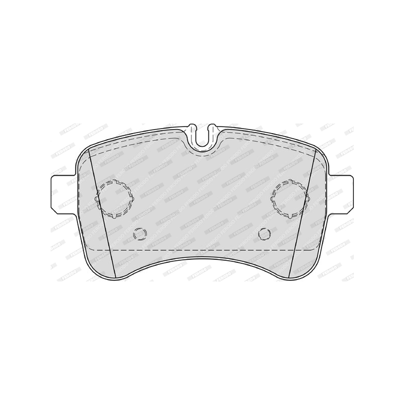 Pastiglie freno asse posteriore - FERODO