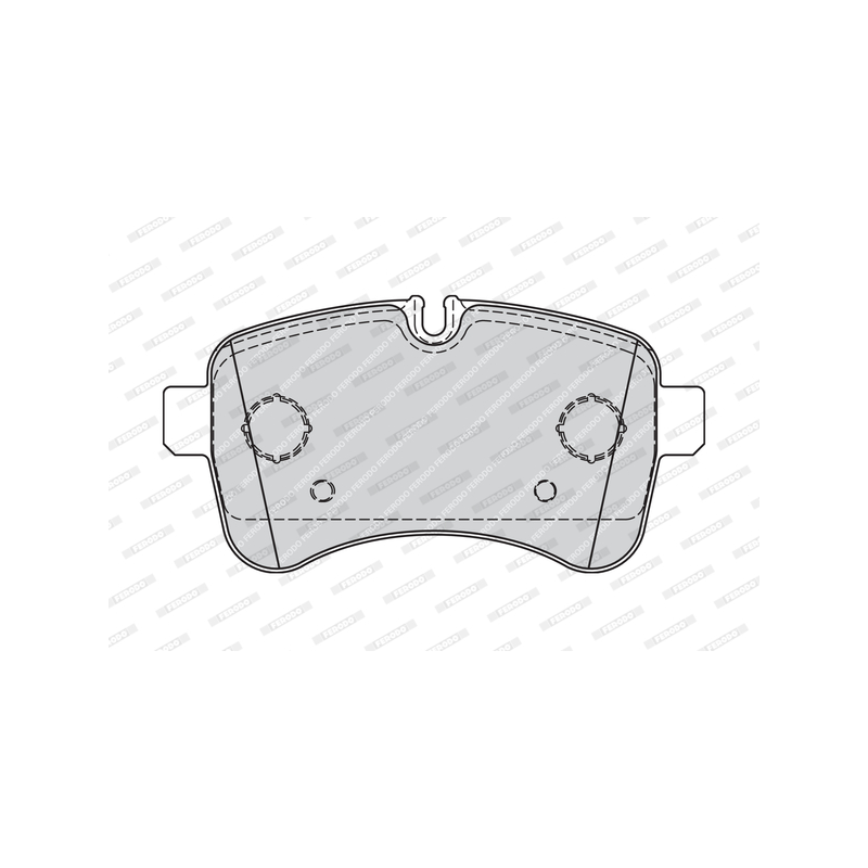 Pastiglie freno asse posteriore - FERODO