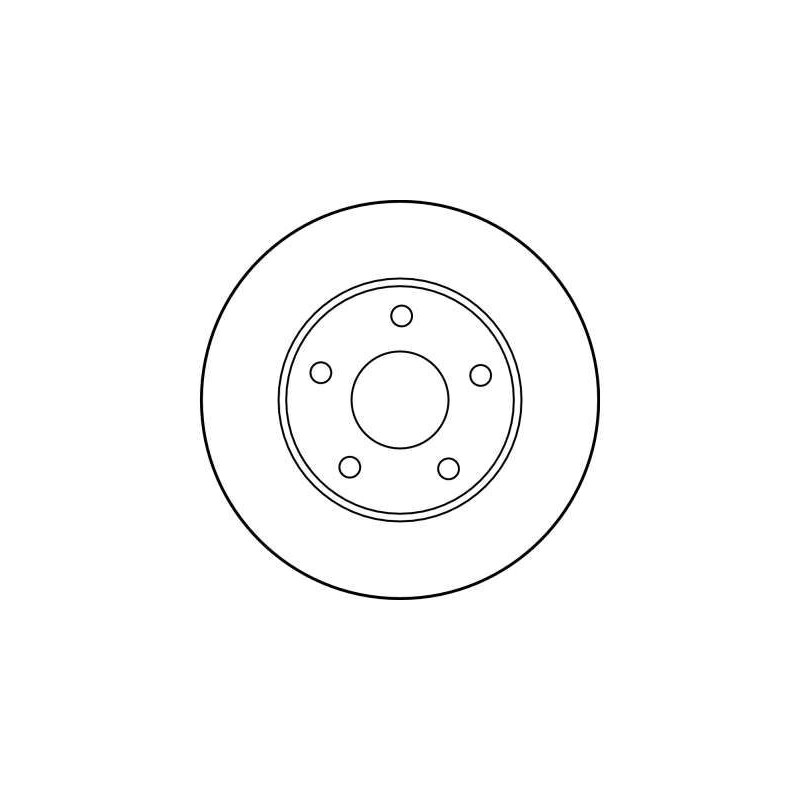 Disco freno asse anteriore - TRW