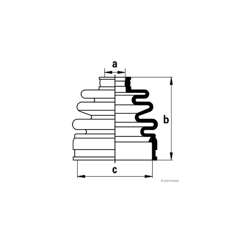 Cuffia semiasse - JAKOPARTS