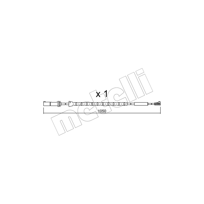Indicatore usura freno asse posteriore - METELLI