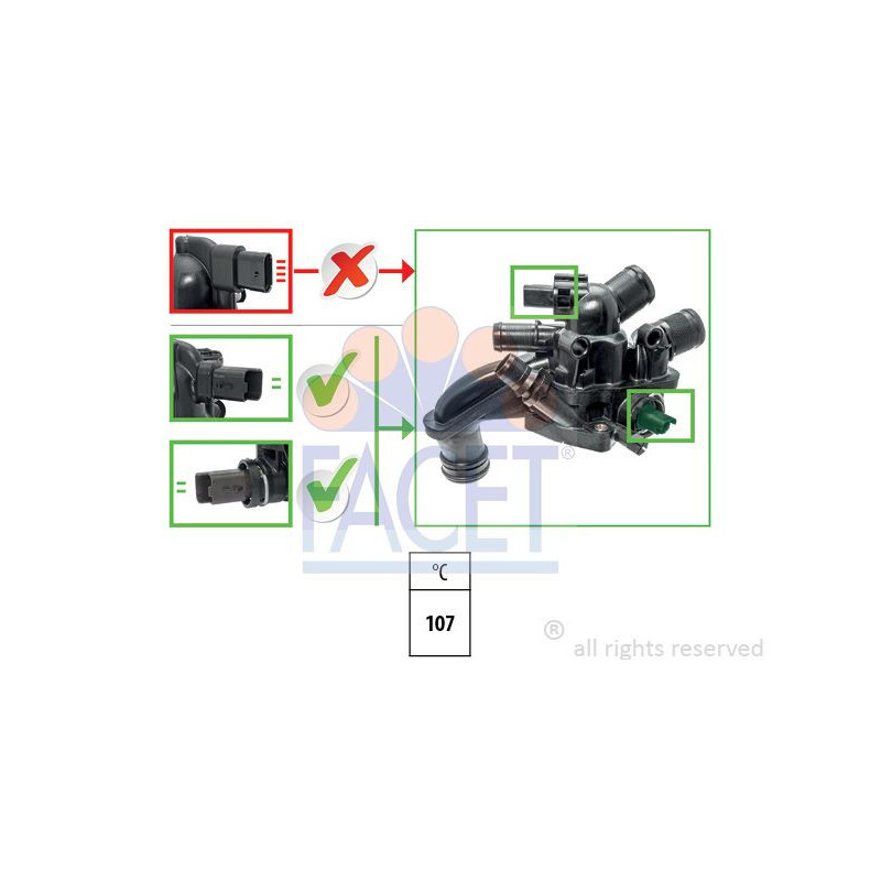Termostato raffreddamento - FACET