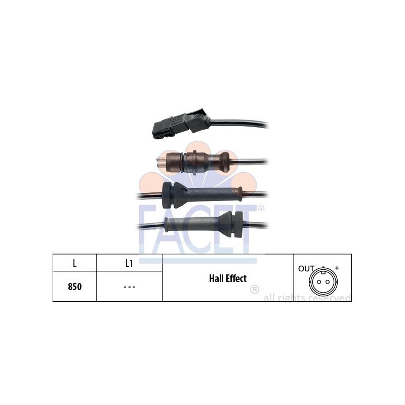 Sensore ABS - FACET