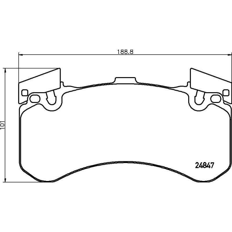 Pastiglie freno asse anteriore - BREMBO