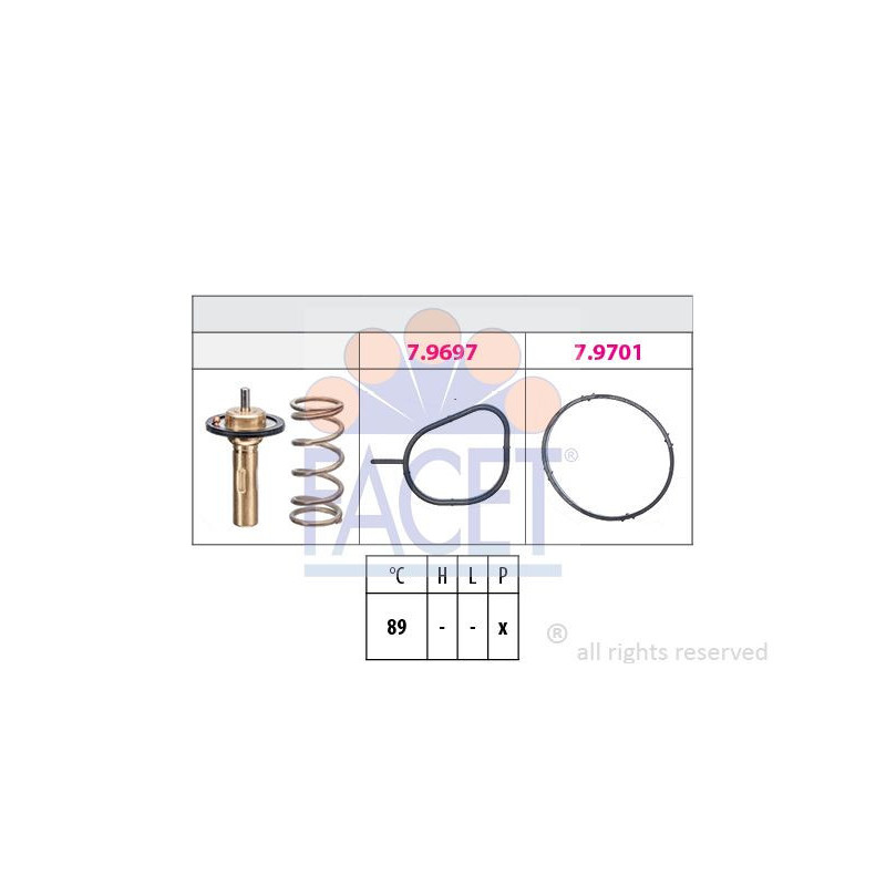 Termostato raffreddamento - FACET