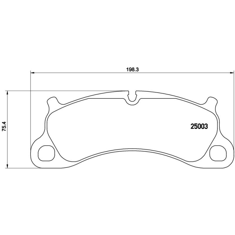 Pastiglie freno asse anteriore - BREMBO