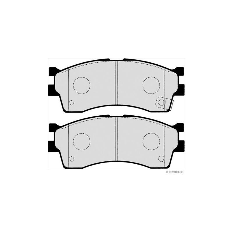 Pastiglie freno asse anteriore - JAKOPARTS