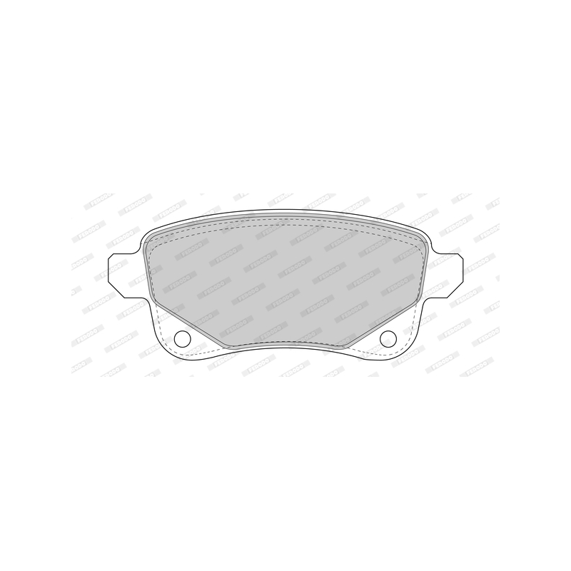 Pastiglie freno asse posteriore - FERODO