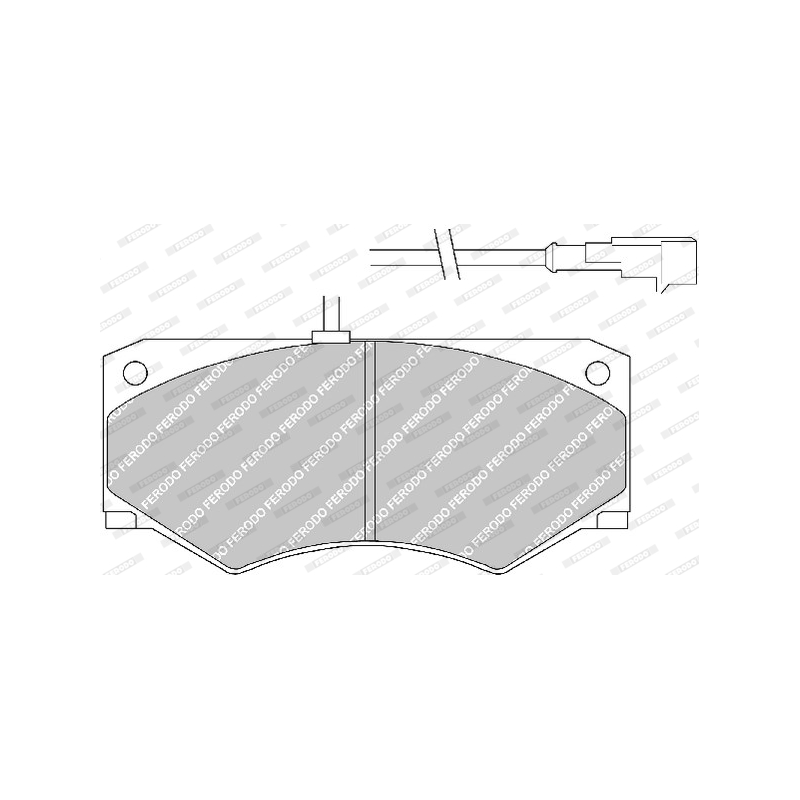 Pastiglie freno asse anteriore - FERODO