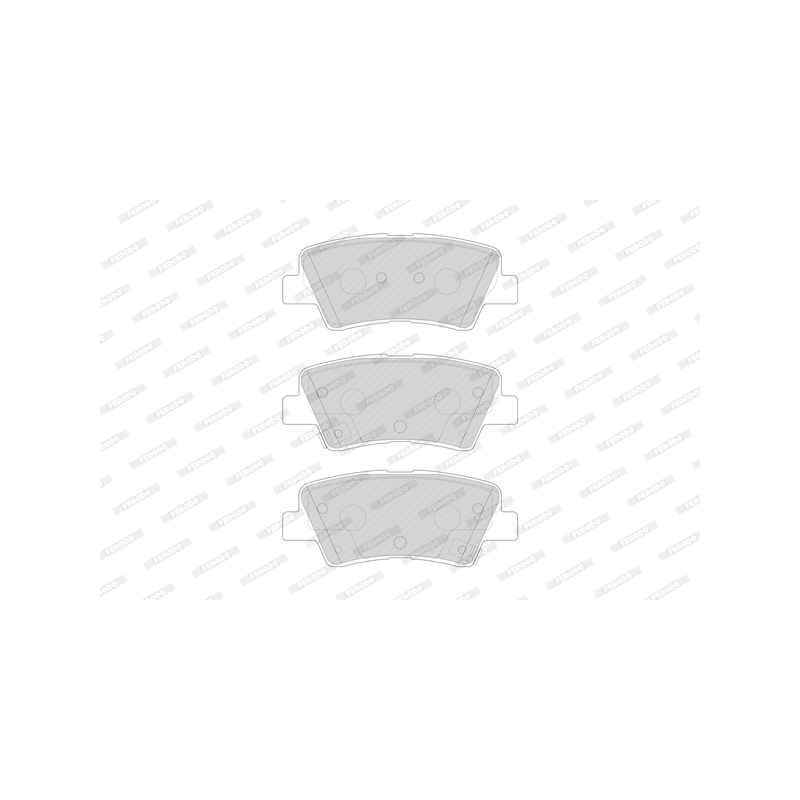 Pastiglie freno asse posteriore - FERODO