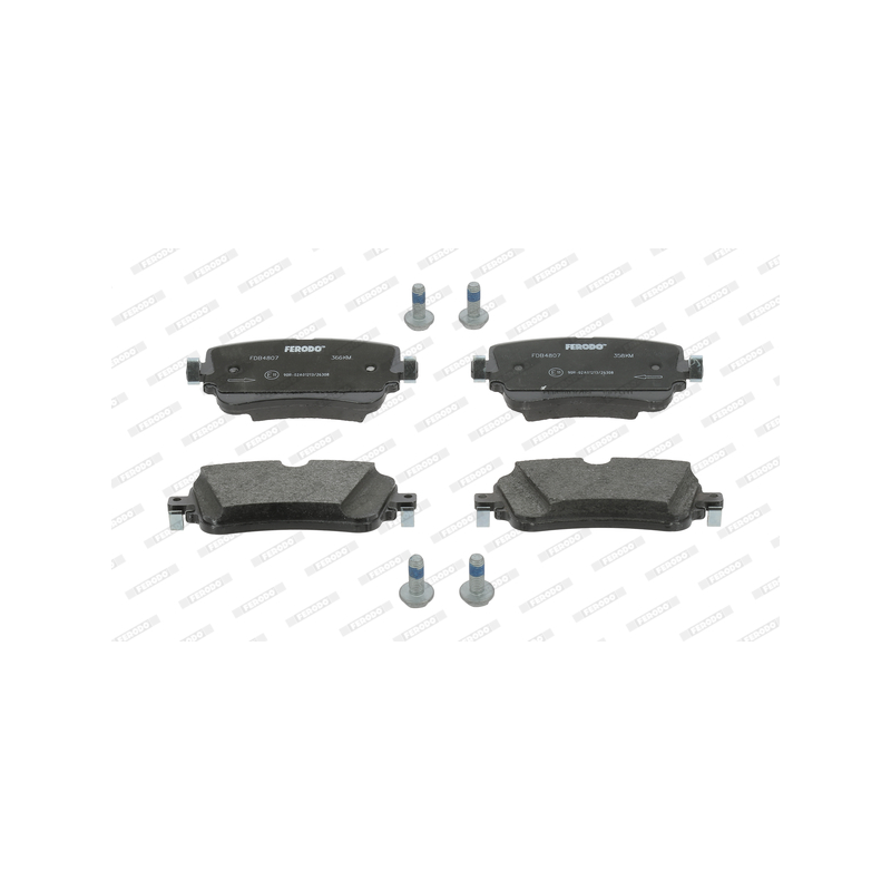 Pastiglie freno asse posteriore - FERODO