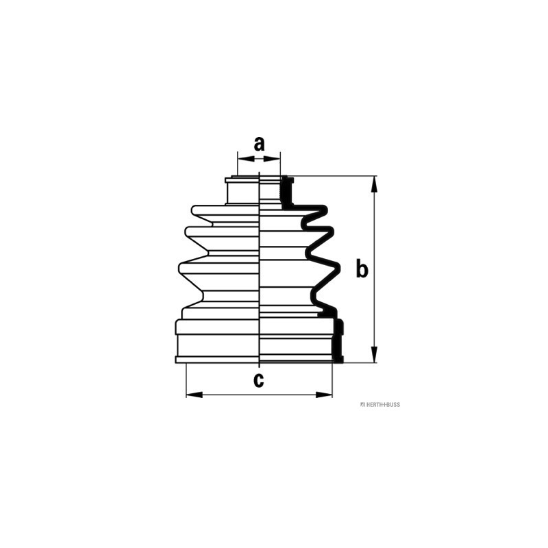 Cuffia semiasse - JAKOPARTS