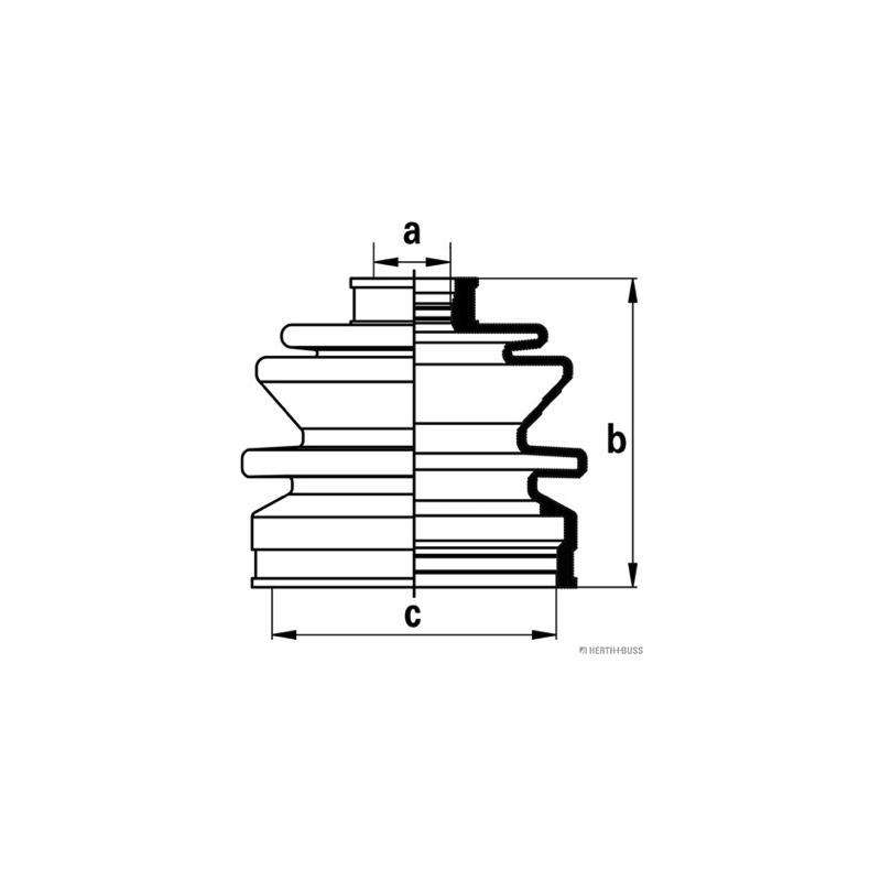 Cuffia semiasse - JAKOPARTS