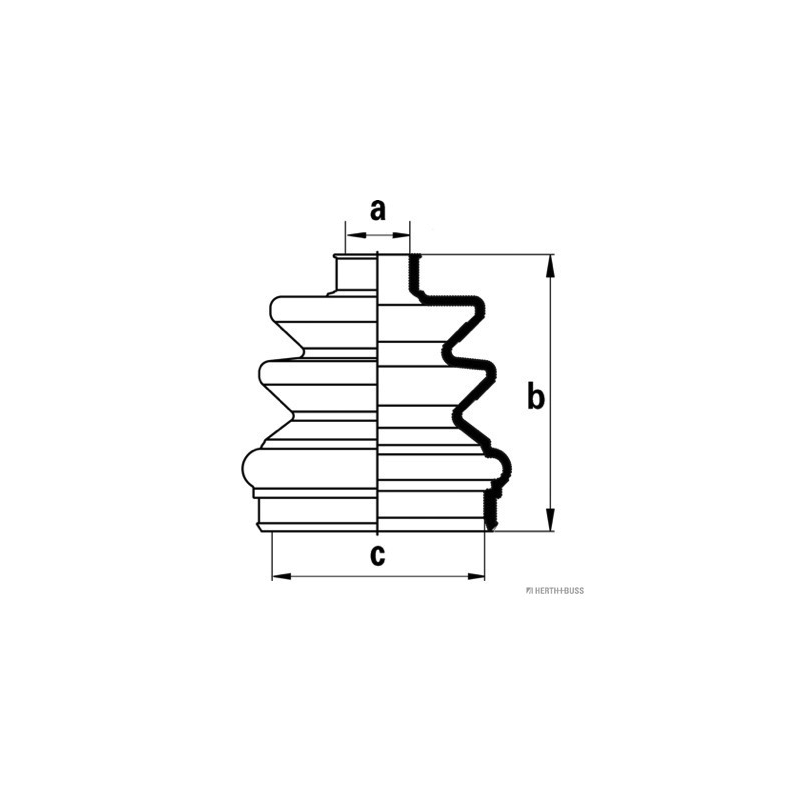 Cuffia semiasse - JAKOPARTS
