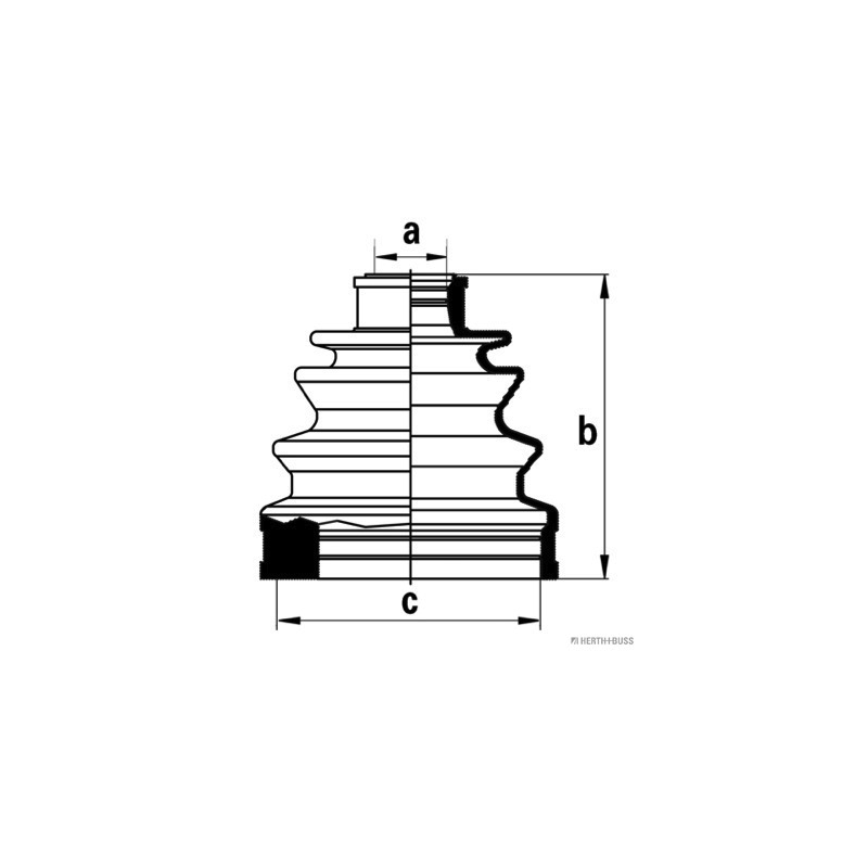 Cuffia semiasse - JAKOPARTS