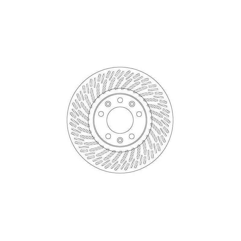 Disco freno asse anteriore - TRW