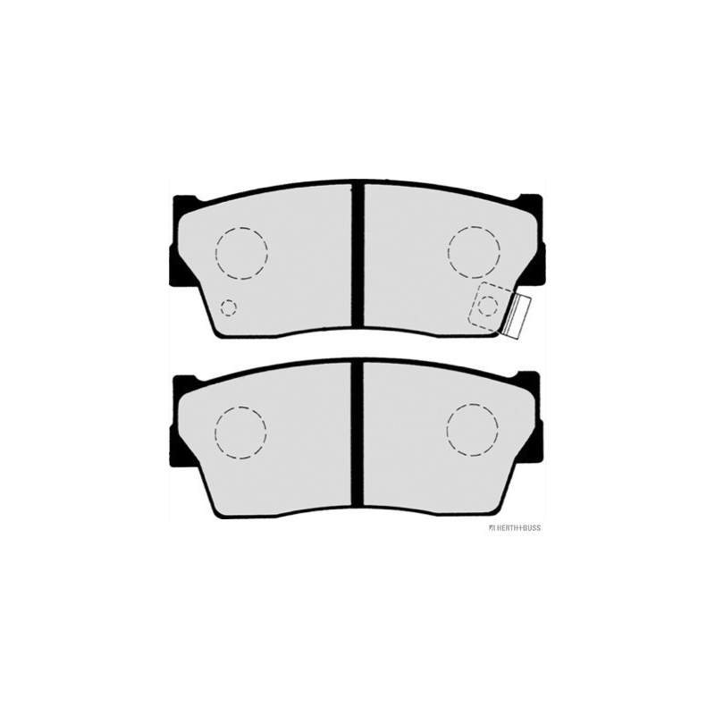 Pastiglie freno asse anteriore - JAKOPARTS